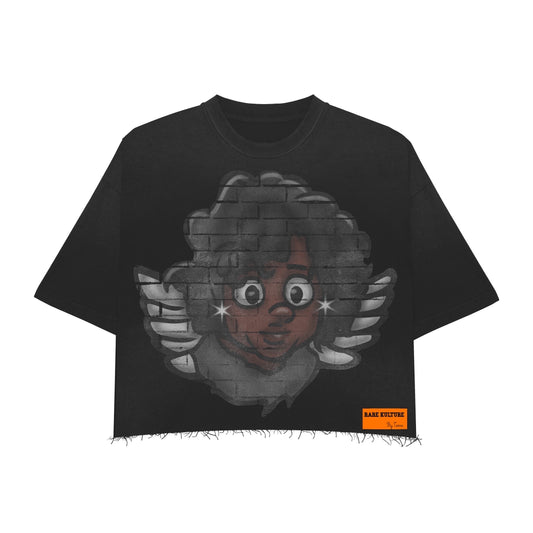 Ghetto Angel Tee (Black)